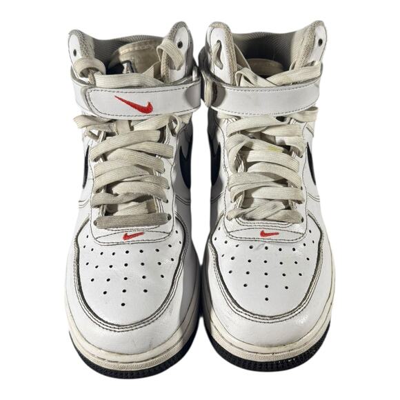 Nike Air Force 1 High Electric White Crimson Black GS 5Y 6.5 wmns max penny - Picture 6 of 10